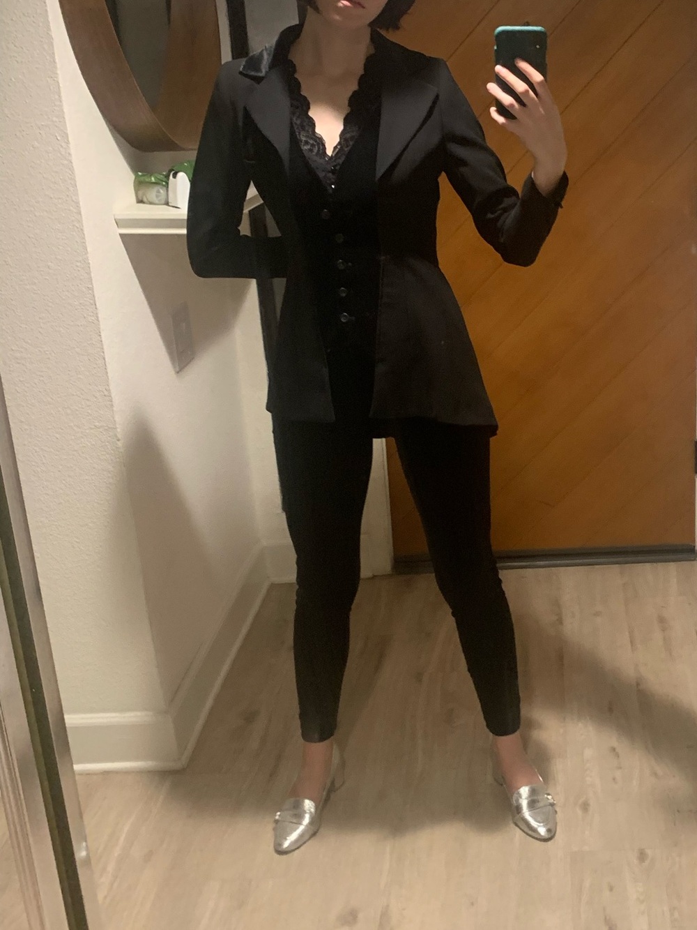 Anne Fontaine Emrys Suit Jacket and leggings - Picture 3 of 16